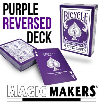 Purple Reverse Bicycle Cards